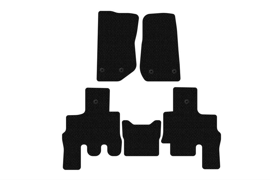 Jeep Wrangler 2007–2017 Carsuit rubberen automatten (Zwart) Foto 1