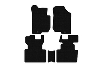 Kia Carens 1999–2012 Rubberen automatten Carsuit (2006-2012, 2 rijen, 7-zitter, zwart) foto 1