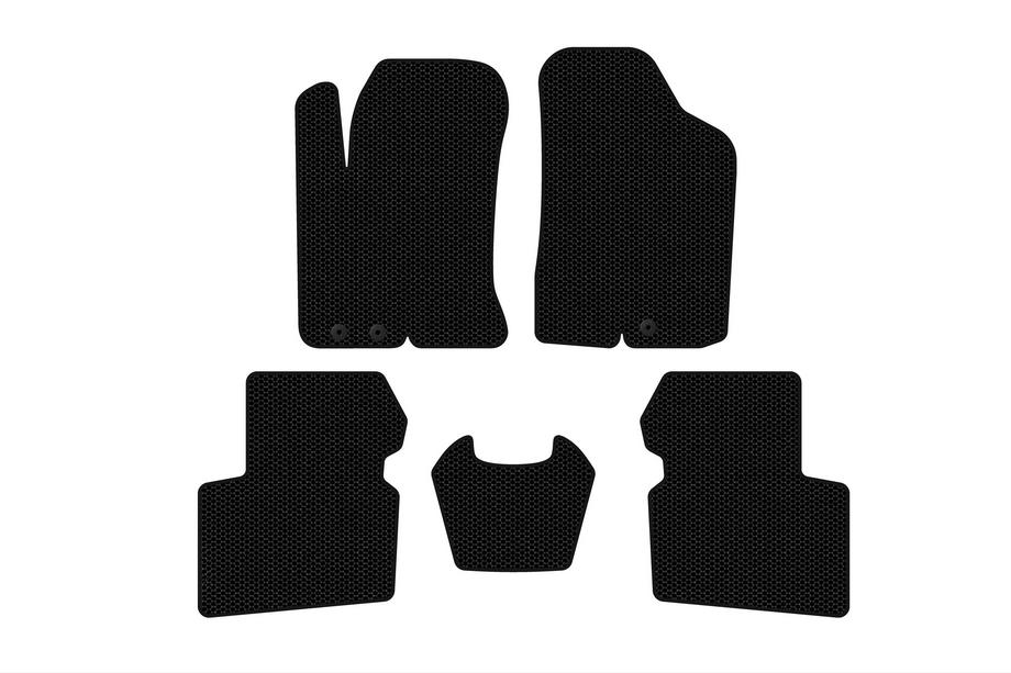 Kia Cerato 2 2010–2013 Rubberen vloermatten Carsuit (SD, zwart) Foto 1