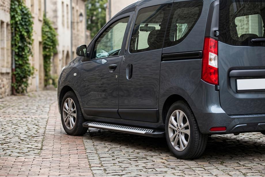 Renault Dokker 2013–2022 Side steps Line (2 stuks, aluminium) Image