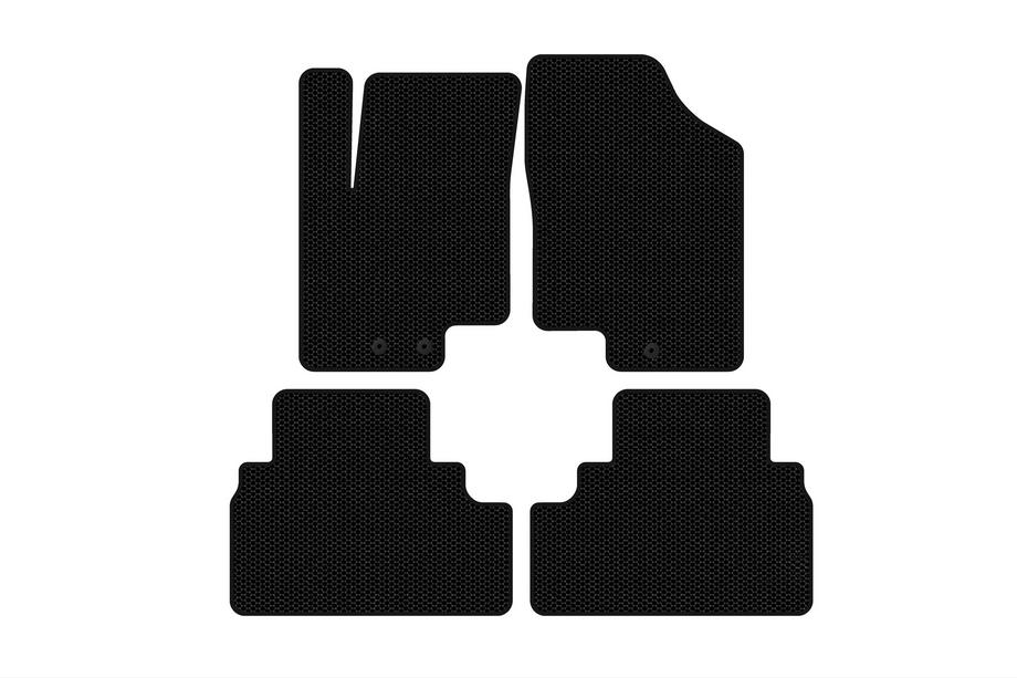 Kia Venga 2010–2019 Carsuit rubberen automatten (Zwart) Image