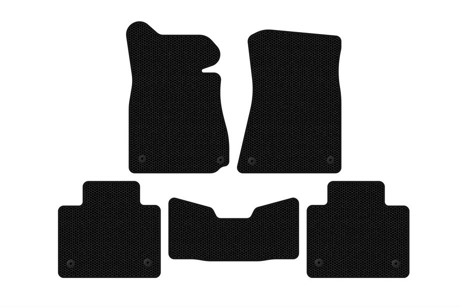 Lexus GS 2011–2020 Rubberen automatten Carsuit (2011-2015, SD, geen vierwielaandrijving, zwart) Image