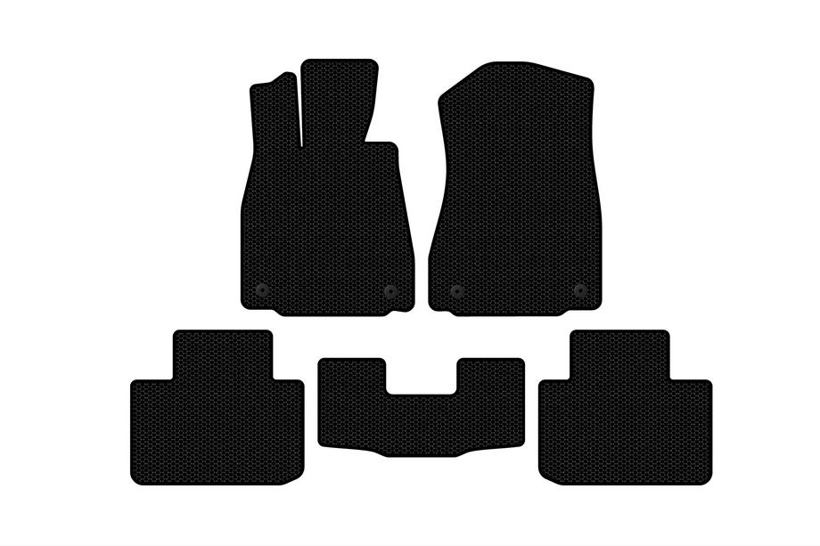 Lexus IS 2013– Rubberen automatten voor interieur Carsuit (2WD, zwart) Image