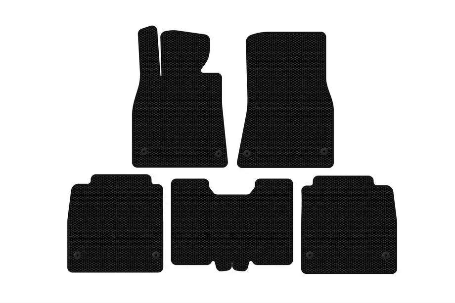 Lexus LS 2007–2017 Rubberen automatten Carsuit (2007-2010, SD, lange wielbasis, zwart) Image