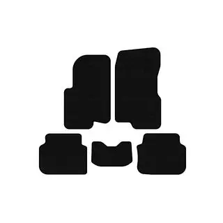 Rubberen automatten Carsuit (2003-2007, Forfour, zwart) Smart 1998–2007 foto 1