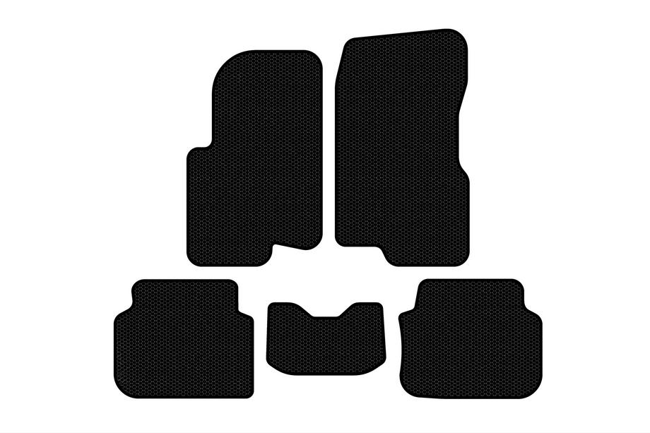 Smart 1998–2007 Rubberen automatten Carsuit (2003-2007, Forfour, zwart) Foto 1