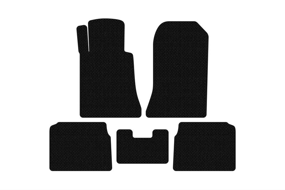 Mercedes E-class W124 1984–1997 Rubberen vloermatten Carsuit (SD, zwart) Foto 1