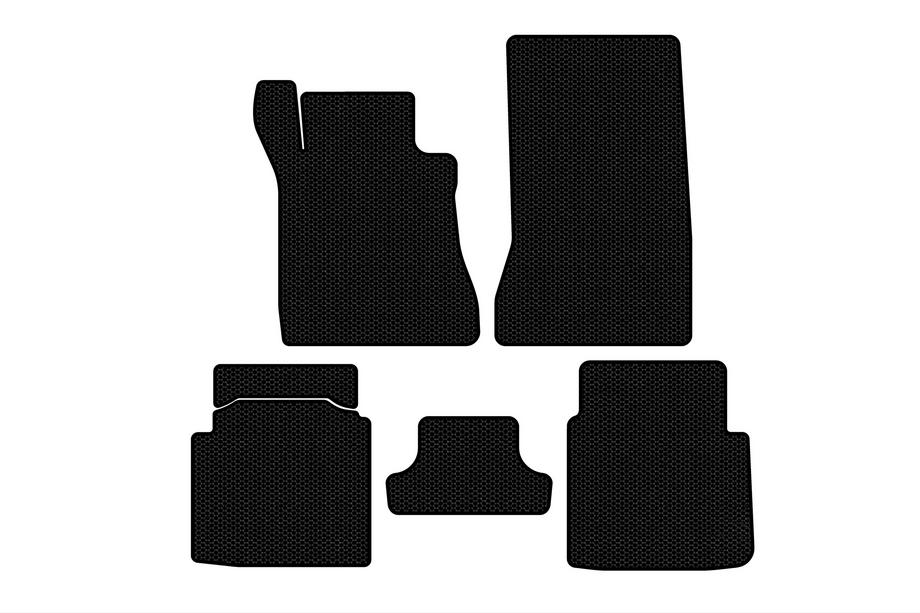 Mercedes S-klasse W126 1979–1991 Rubberen automatten Carsuit (SD, korte wielbasis, zwart) Image