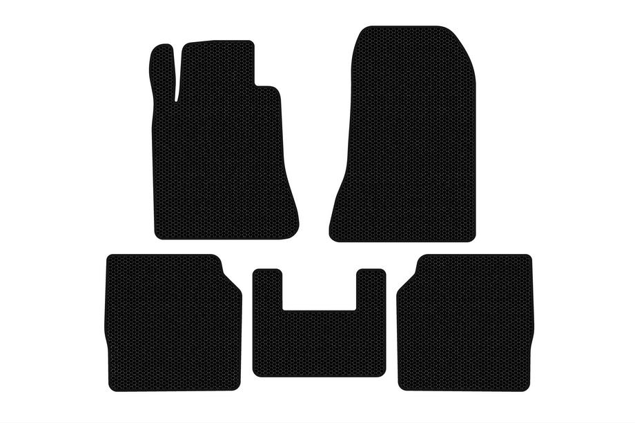 Mercedes S-class W140 1991–1998 Rubberen automatten Carsuit (SD, lange wielbasis, zwart) Image