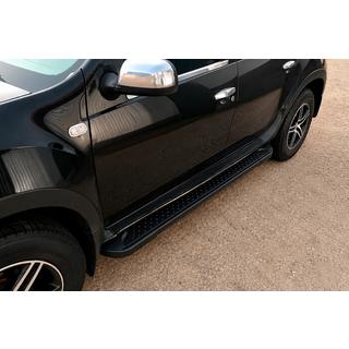 Allmond Black side steps (2 st., aluminium) Dacia Duster 2008–2018 foto 1