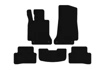 Mercedes C-klasse W205 2014–2021 Rubberen vloermatten Carsuit (SD, zwart) foto 1