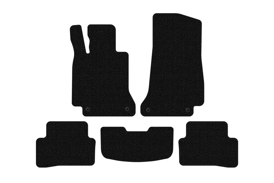 Mercedes C-klasse W205 2014–2021 Rubberen vloermatten Carsuit (SD, zwart) Image