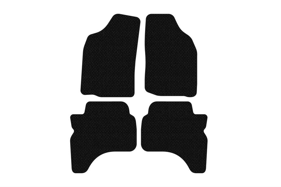 Mitsubishi L200 1996–2006 Carsuit rubberen automatten (Zwart) Foto 1
