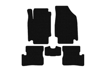 Nissan Micra K12 2003–2010 Rubberen automatten Carsuit (HB, zwart) foto 1