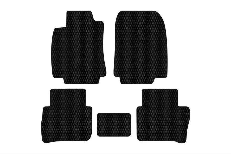 Nissan Tiida 2011–2014 Rubberen automatten Carsuit (HB, zwart) Image