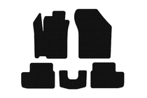 Opel Agila 2007–2015 Rubberen automatten Carsuit (HB, zwart) foto 1