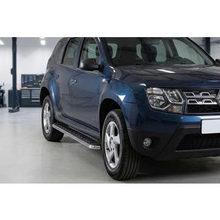 Maydos V1 zijtreden (set 2 stuks, aluminium + RVS) Dacia Duster 2008–2018 foto 1