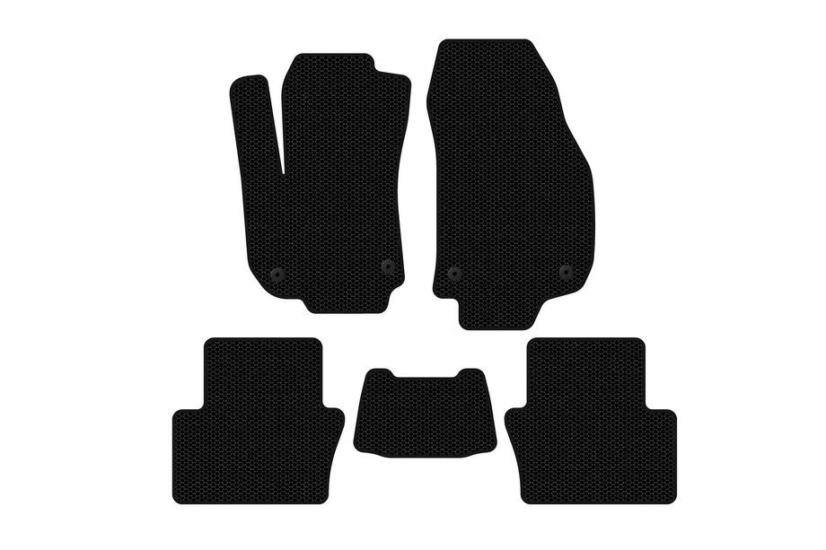 Opel Zafira B 2005–2011 Rubberen automatten Carsuit (2 rijen, zwart) Image