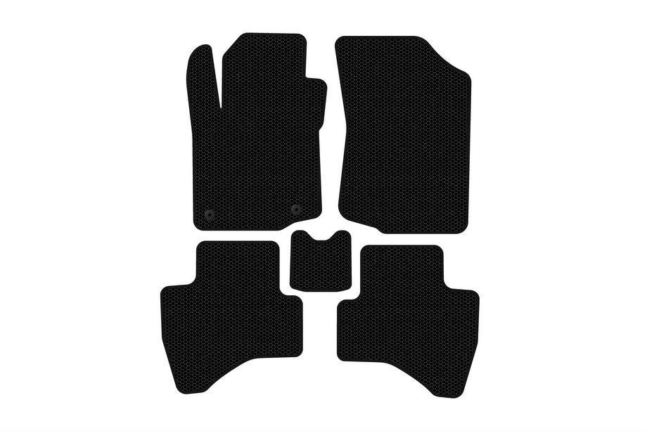 Peugeot 107 2005–2014 Rubberen automatten Carsuit (HB, zwart) Image
