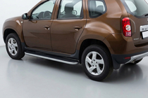Dacia Duster 2008–2018 Tayga side steps (2 stuks, aluminium) foto 1