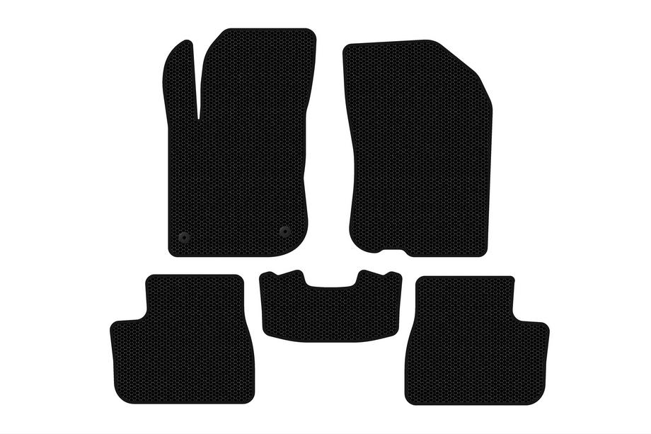 Peugeot 208 2012–2019 Carsuit rubberen automatten (Zwart) Image