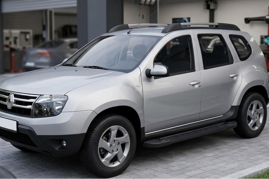 Dacia Duster 2008–2018 RedLine Black zijsteps (set van 2, aluminium) Image