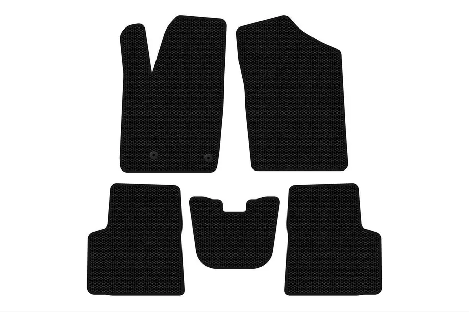 Peugeot Partner 1996–2008 Carsuit rubberen automatten (Zwart) Image