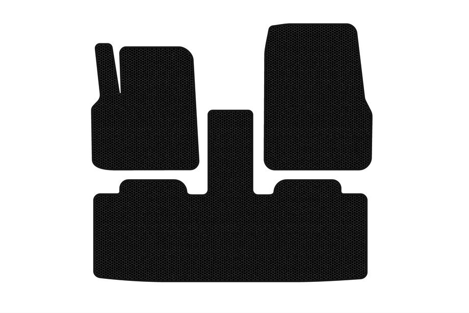 Renault Espace 2002–2014 Carsuit rubberen automatten (2 rijen, 7-zits, zwart) Image