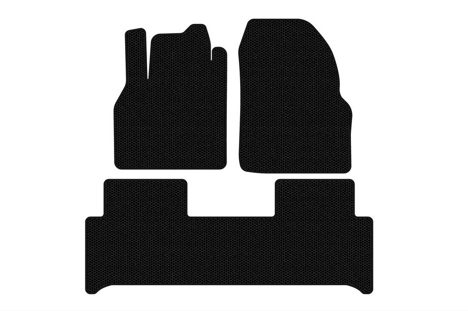 Renault Scenic/Grand 2003–2009 Carsuit rubberen automatten (Zwart) Foto 1