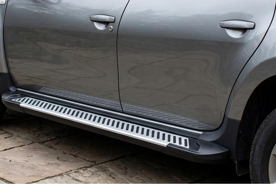 Renault Duster 2008–2017 Side steps Line (2 stuks, aluminium) Image