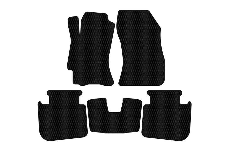Subaru Legacy 2009–2014 Rubberen automatten Carsuit (2009-2013, SD, zwart) Image