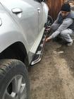 Renault Duster 2008–2017 Zijsteps Vison (2 st., aluminium/RVS) foto 4