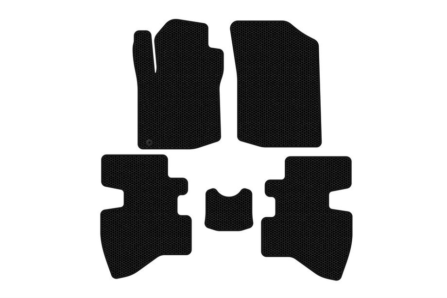 Toyota Aygo 2007–2014 Rubberen automatten Carsuit (2007-2009, hatchback, 3-deurs, zwart) Image