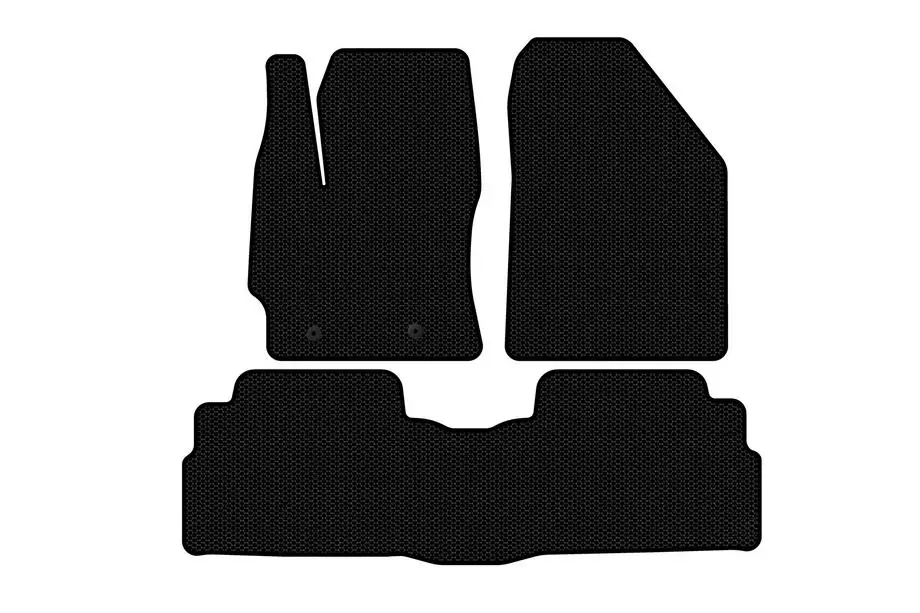 Toyota Verso 2009–2018 Carsuit rubberen automatten (2 rijen, 7-zits, zwart) Image