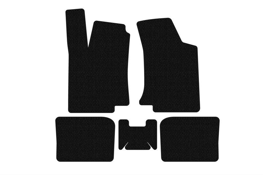 Volkswagen Golf 3 1991–2001 Rubberen automatten Carsuit (HB, 3-deurs, zwart) Image