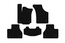 Volkswagen Phaeton 2002–2016 Rubberen automatten Carsuit (SD, korte wielbasis, zwart) foto 1
