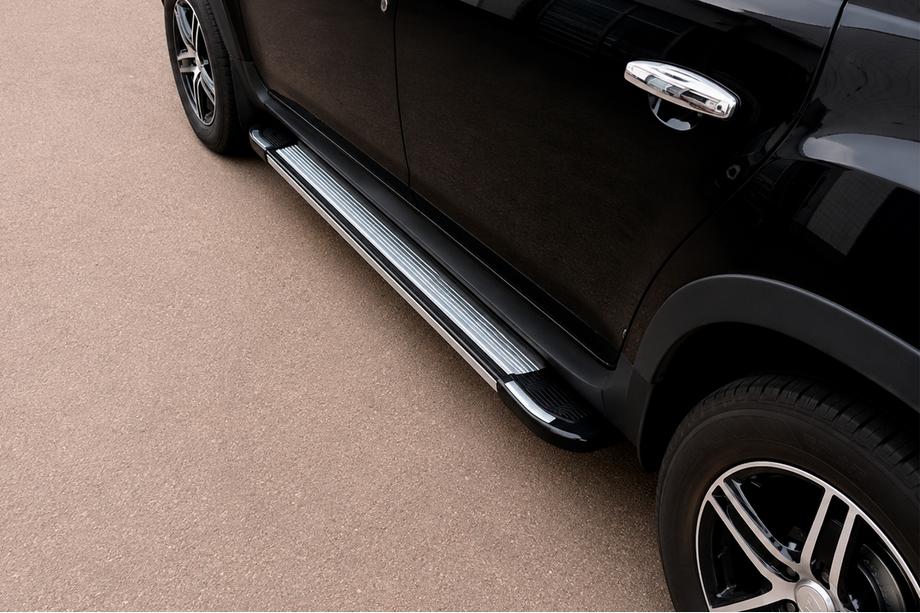 Renault Duster 2008–2017 Rainbow zijtreden (set van 2, aluminium) Image