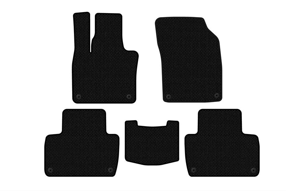 Volvo XC90 2015– Rubberen automatten Carsuit (2 rijen, zwart) Image