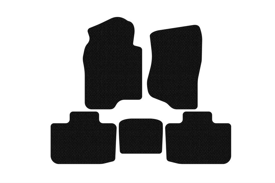 Cadillac Escalade 2007–2014 Rubberen automatten Carsuit (2 rijen, zwart) Image
