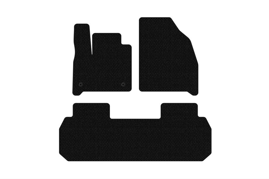 Chevrolet Traverse 2017– Rubberen automatten Carsuit (2 rijen, zwart) Image