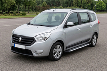 Dacia Lodgy 2012–2022 Side steps Line (2 stuks, aluminium) foto 1