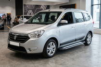 Dacia Lodgy 2012–2022 Rainbow zijtreden (set van 2, aluminium) foto 1