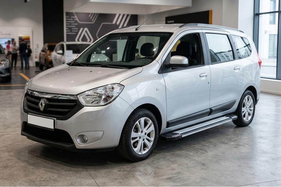 Dacia Lodgy 2012–2022 Rainbow zijtreden (set van 2, aluminium) Image