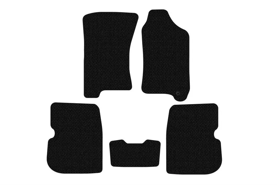Subaru Forester 1997–2002 Rubberen automatten Carsuit (rechtsgestuurd, zwart) Image