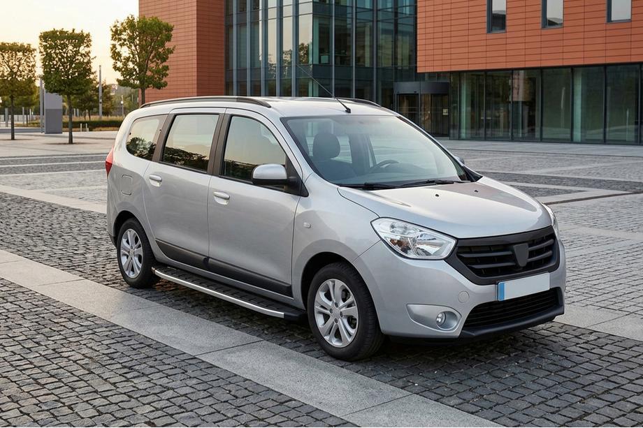 Dacia Lodgy 2012–2022 Side steps Fullmond (2 stuks, aluminium) Image