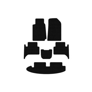 Carsuit rubberen vloermatten voor interieur (3 rijen, zwart) Chevrolet Trailblazer 2012–2019 foto 1