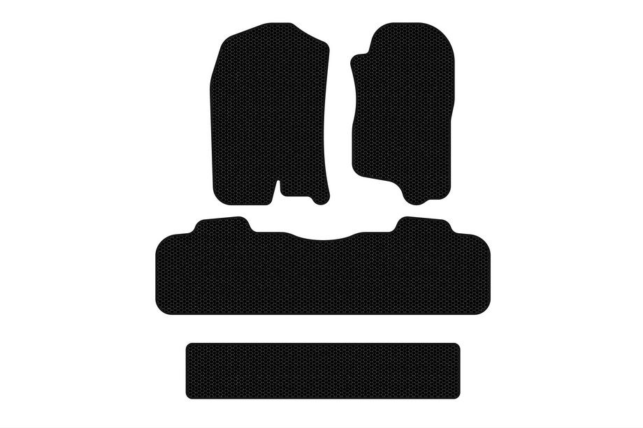 Chevrolet Tahoe 2007–2014 Carsuit rubberen automatten (3 rijen, 2007-2014, zwart) Image