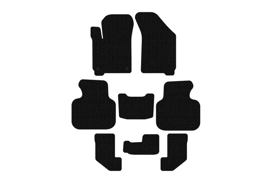 Dodge Journey 2008–2020 Rubberen automatten Carsuit (2008-2011, 3 rijen, zwart) Image
