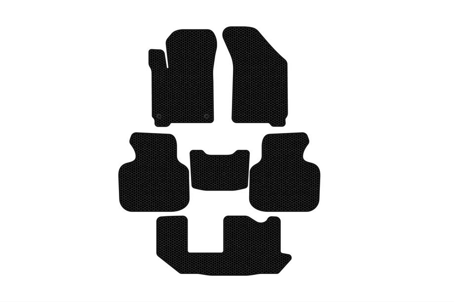 Dodge Journey 2008–2020 Rubberen automatten Carsuit (2011-2020, 3 rijen, 7-zits, zwart) Image