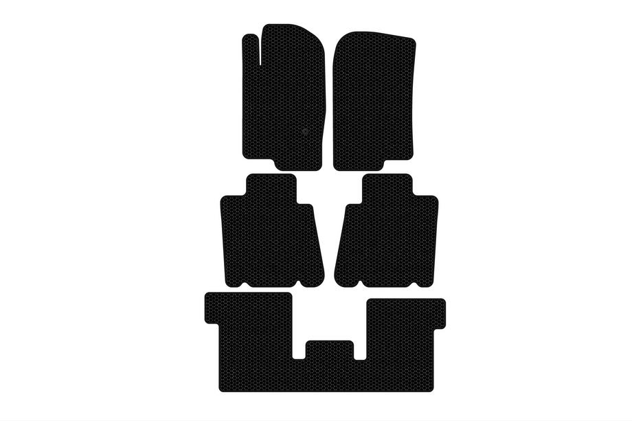 Ford Explorer 2001–2005 Carsuit rubberen vloermatten voor interieur (3 rijen, zwart) Image